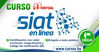Curso SIAT en linea impuestos nacionales (Virtual 24/7)